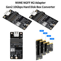 NVME NGFF SSD เป็น USB C Riser Board Type-C อะแดปเตอร์ M2 USB3.1 Gen2 10Gbps SSD Converter Dual-Protocol สำหรับ Mb M Key 2230-2280