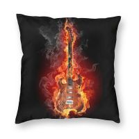 【CW】 Cushion Covers Sofa Room Guitarist Cover 40x40cm