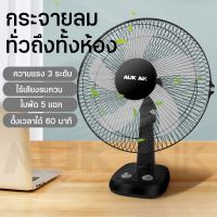 NUK NIK พัดลมตั้งโต๊ะ 16 นิ้ว ปรับระดับได้ 3 ระดับ เสียงเงียบ FLOOR STAND FAN 5 ใบพัด รุ่น F-46 (มี4สี) * รับประกันมอเตอร์ 14วัน * [ มอก 934-2558 ]