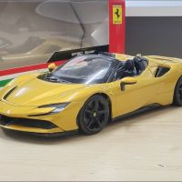 C0D 1:18สูงกว่าสหรัฐอเมริกา SF90แมงมุมแปลงสภาพ Supercar จำลองล้อแม็กรถสปอร์ตของแท้