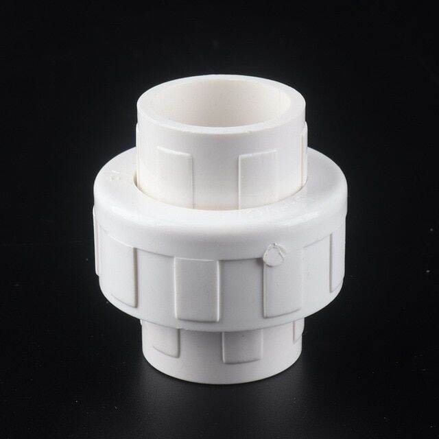 1pc PVC 20mm 25mm 32mm 40mm Pipe Union Connector for Garden Irrigation Water Tank Joint Water
