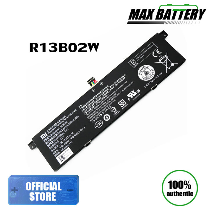Xiao Mi Original Replacement Battery R13B01W R13B02W For Xiaomi Mi Notebook  Air 13 13.3