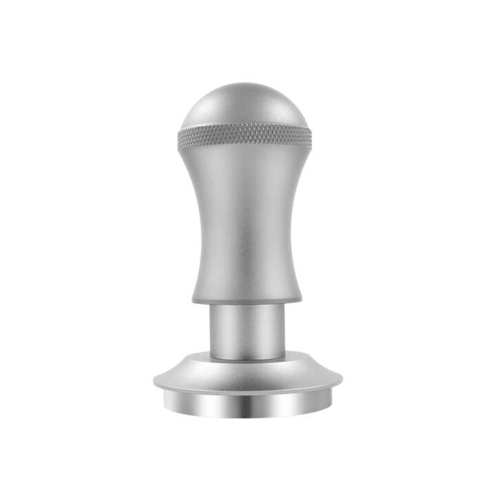 1-pcs-58mm-espresso-tamper-premium-barista-tools-tamper-with-spring-flat-bottom-black