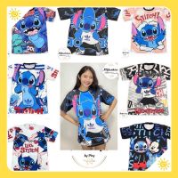 S.T. เสื้อผ้า เสื้อยืด ลายการ์ตูน สติช สติส Stitch (มีไซส์เด็ก) SS M L xl คอกลม แขนสั้น T-shirt ราคาถูก #เสื้อผ้าแฟชั่น #เสื้อผ้าชุดผู้ชาย #เสื้อผ้าชุดผู้หญิง