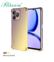 BLKNAIM ที่ครอบสำหรับ Xiaomi กันกระแทก TPU แบบ C53 Realme OPPO ไล่ระดับสีน่ารัก N53เคสโทรศัพท์บางป้องกันรอยขีดข่วน