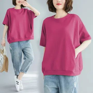 Crew Neck T Shirt Women - Best Price in Singapore - Jan 2024