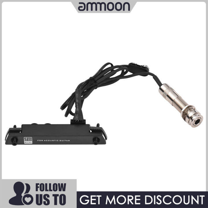 Acoustic Guitar Pickup Dual Coil Induction and Microphone for