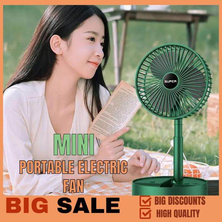 BEST SELLER!! Portable Rechargeable Electric Mini Folding Fan | Lazada PH