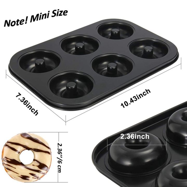 mini-donut-pan-2-piece-pack-6-sided-donut-baking-pan-high-grade-carbon-steel-donut-mould