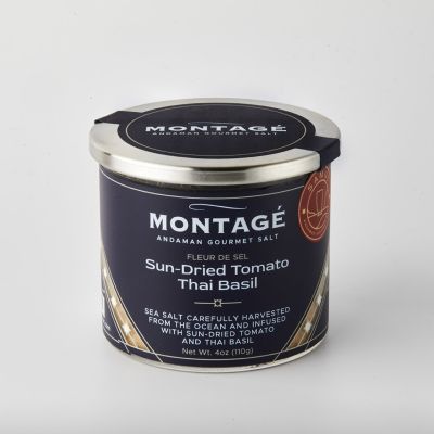 MONTAGE FLEUR DE SEL Sun-Dried Tomato Thai Basil เกลือรสซันดรายโทเมโทไทยเบซิล (110 g)