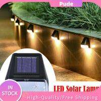 PUDE แสงสีขาวอบอุ่น โคมไฟพลังงานแสงอาทิตย์ LED พลาสติกทำจากพลาสติก สีดำสีดำ โคมไฟฟลัดไลท์เพื่อความปลอดภัย คุณภาพสูงมาก กันน้ำกันน้ำได้ ไฟติดผนัง กิจกรรมกลางแจ้งกลางแจ้ง