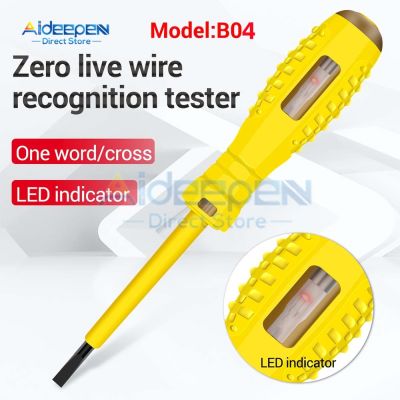 B04 Straight/Cross Screwdriver 4.2/17mm Neon Bubble Lamp Magnetic Pen Head Non contact Insulation Zero Wire Identification