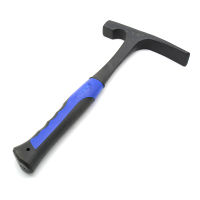 Geology Hammer Rock Pick Pointed Tip Shock Reduction Grip Chipping Hammer Flat Tip High Carbon Steel Forged Hand Tools