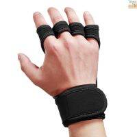 Lifting Gloves Workout with Integrated Wrist Wraps Anti-slip Hand Protector for Weight Powerlifting Pull Ups[1][New Arrival]