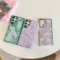 ☼►卐 Casetify เคสโทรศัพท์มือถือ ซิลิโคนนิ่ม TPU ใส กันกระแทก ลายสุนัข แมว กระต่าย สําหรับ Samsung Galaxy S22 Plus S22Ultra S21Plus S21Ultra S20Plus S20Ultra S23 Ultra