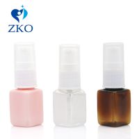 1pcs 10ml Pink/Brown Cosmetic Dispenser Essential Oil Liquid Sprayer Lotion Bottling Foam Refillable Pump Bottle(A Half Cover)