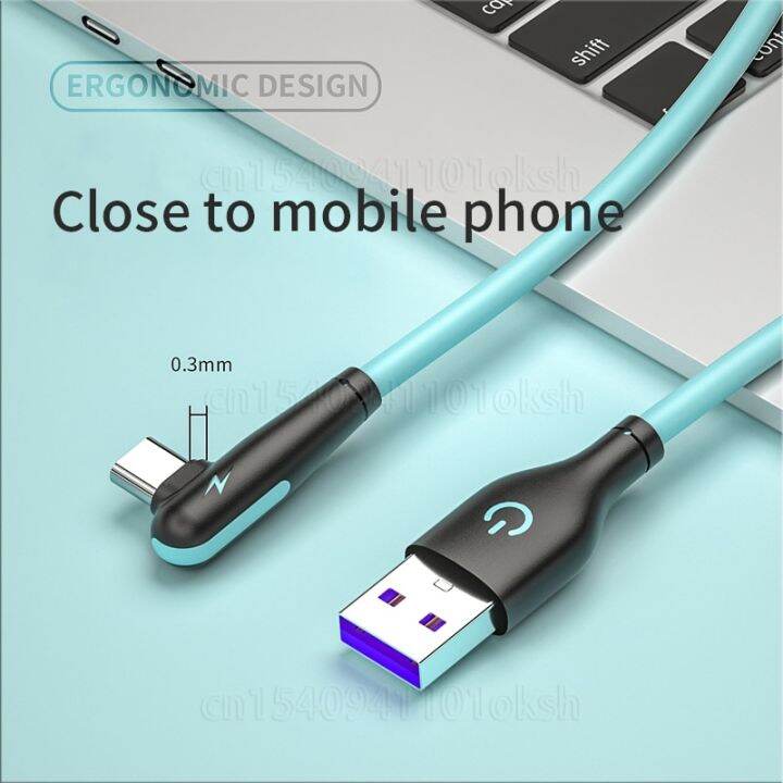 สายเคเบิล-usb-type-c-3a-สายไฟซิลิโคนชาร์จเร็ว-usb-fast-liquid-90เครื่องชาร์จยูเอสบีชาร์จได้เร็ว