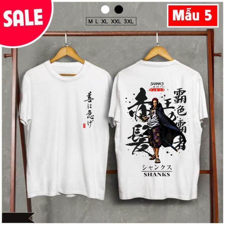 Áo Thun One Piece Shanks Tóc Đỏ T03 Mẫu Mới Cực Đẹp, Áo Phông One Piece  Anime Manga Unisex Form Nam Nữ Hình Đẹp Chất Xịn | Lazada.Vn