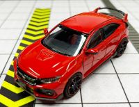 Fk8 Lcd Lichengda Civic Type R อัลลอย1:64โมเดลรถจำลองสำหรับแฟนหนุ่ม