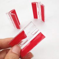 5pcs Transparent Plastic Acrylic 45mm Continuous Piano Self-Adhesive Hinge Suitable for DIY Transparent Box Display Stand