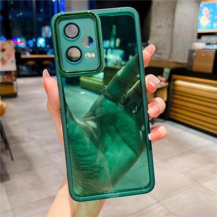 เคสโทรศัพท์โปร่งใสชุบสำหรับ-redmi-note-12-pro-plus-12pro-กล้องใสแบบบางปลอกอ่อน-note12-4g-สำหรับ-redmi-note12pro-เคสหลังเทอร์โบ5g-12