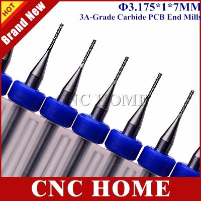 10pcs 1mm Carbide PCB Milling Cutter Corn Teeth End Mill Micro CNC Router Bits สําหรับแผงวงจรโทรศัพท์ตัดอีพ็อกซี่