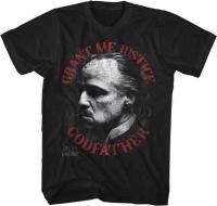 The Godfather Don Corleone Grant Me Justice Adult T Shirt Classic Gangster Movie