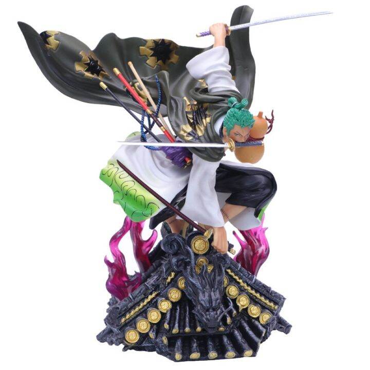 combat-special-effects-figure-gk-wano-country-sauron-figure-kimono-three-style-roof-model-decoration-zore