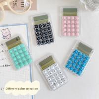 Mini Calculator 8 Digits Display Silence Widescreen Students Portable Transparent Electronic Calculator Daily Use Calculators