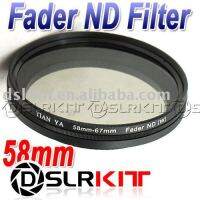 TIANYA 58mm 58 Fader Neutral Density ND Filter ND2 to ND400 ND8 Filters