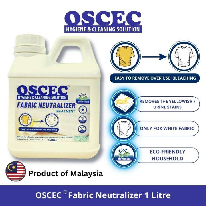 OSCEC® Fabric Neutralizer 1 Litre / Remove Fabric Yellowish / Remove