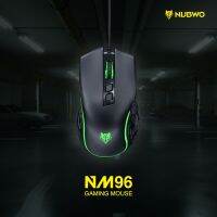 Nubwo NM-96 Gaming Mouse เมาส์เกมมิ่ง เสียงเงียบ ปรับ DPI ได้สูงสุด 3600 มี 7 ปุ่ม ปรับสีไฟได้