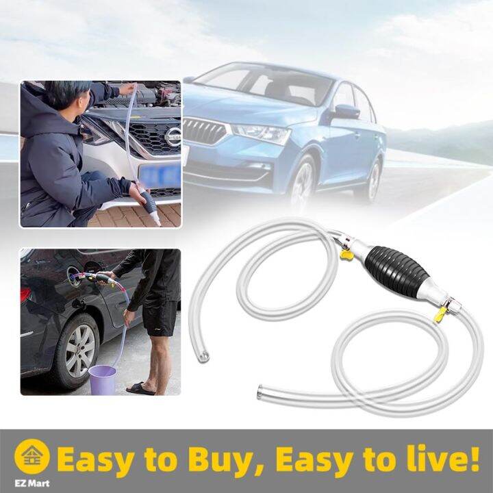 【Fast Shipping】 PVC Hoses+Valve Car Auto Truck Gasoline Siphon Hose Gas