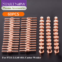 【YY】Startnow 60PCS PT-31 40A Plasma Nozzle Long Electrodes Torch Kits For PT 31 LG40 Plas sma Consumables Cutter Accessories