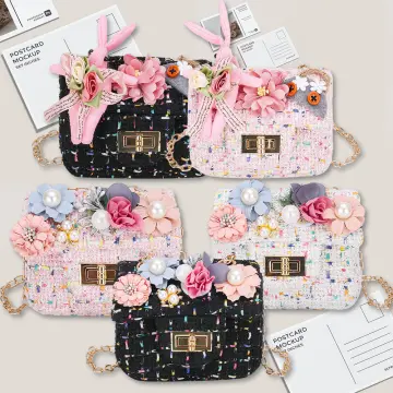 Trend Girl Shoulder Bag Frozen Princess Square Shoulder bag Cute Small Pouch  Sling Bag Lightweight bag korean bag