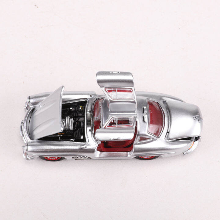 1-64-mercedes-benz-300sl-ของเล่นรถ-diecast-ประตูปีกนางนวลสำหรับเด็กผู้ชายของขวัญวันเกิด-kids-toys-คอลเลกชันรถ