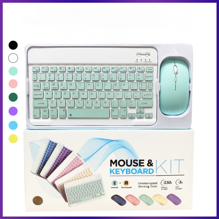 7 inch For Coumpter Bluetooth Wireless Keyboard Mouse For Android IOS Windows Phone Tablet Mice
