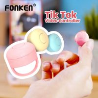 FONKEN บลูทูธ4.0ปลายนิ้วควบคุมวิดีโอหน้าวิดีโอสั้นพลิกเช่นอุปกรณ์ศัพท์มือถือการควบคุมระยะไกลแหวนอุปกรณ์อุปกรณ์วิดีโอสั้นควบคุมอุปกรณ์