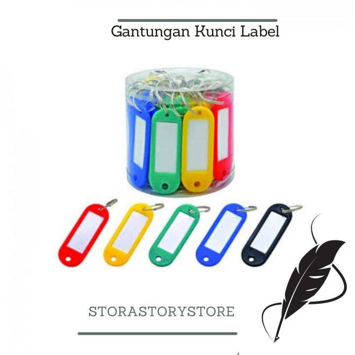 [LOCAL] - Gantungan Kunci Label Plastik | Lazada Indonesia