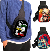 Anime My Hero Pockets Himiko Toga Dabi Crossbody Bags Cool Boku No Hero Academia messenger bags Male Travel Chest Bag Pack