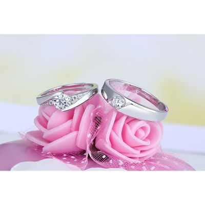 Adjustable Couple Rings S925 Ring Lover Cincins Best Gifts