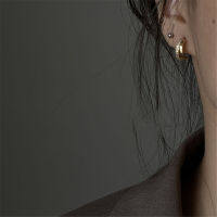 Korean woman r Diamond C-shaped Stud Earrings Geometrical Exquisite mini ear studJewelry COD