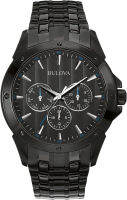 Bulova Classic Multi-Function Mens Watch, Stainless Steel Black