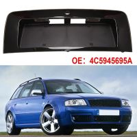 Rear Number Light Frame License Plate Lamp Cover Holder Plastic License Plate Lamp Holder for Audi A6 C5 1998-2004 3.0L 4C5945695A