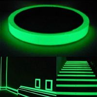 Clear Self-adhesive Luminous Tape Strip Glow In The Dark Green Home Decor Used on Concrete Floors Stair Treads Risers Adhesives Tape