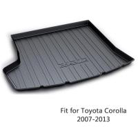 1Set Car Cargo rear trunk mat For Toyota Corolla E140/E150 2007 2008 2009 2010 2011 2012 2013 Anti-slip mat Accessories