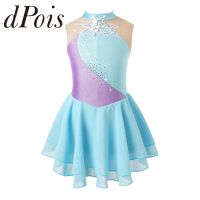 ◊ Ice Skating Dance Dress Girls Figure Skating Dresses Girls - Kids Sequins Figure - Aliexpress