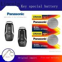 จัดส่งฟรีสำหรับคุณ♟Panasonic Original CR2025เหมาะสำหรับ Lincoln Car Key Battery Mkc Mkx Mkz Navigator Lincoln Continental