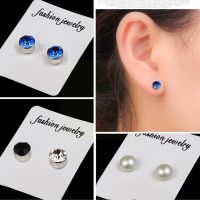 Magnetic Slimming Earrings Weight Loss Ear Stud Non Piercing Acrylic Earring Earrings Weight Loss Magnet Piercing Magnetic