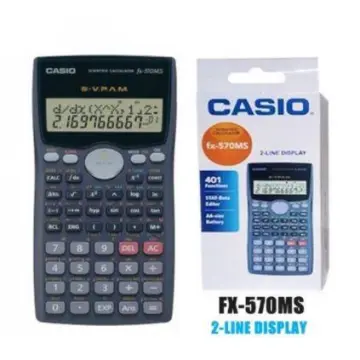 Casio calculator 570 online hot sale